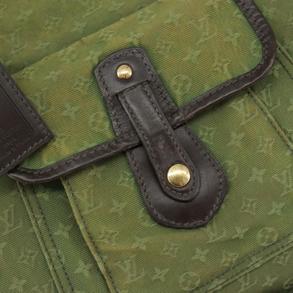 LOUIS VUITTON Monogram Mini Besace Mary Kate Bag TST Khaki M92322 LV Auth BA8348