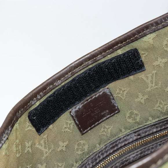 LOUIS VUITTON Monogram Mini Besace Mary Kate Bag TST Khaki M92322 LV Auth BA8348