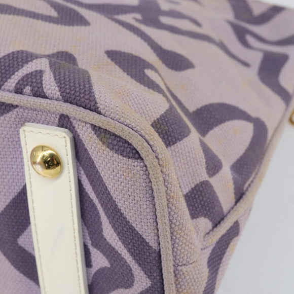 LOUIS VUITTON Cruise Line Taicienne PM Bag Canvas Lila M95680 LV Auth BA8349