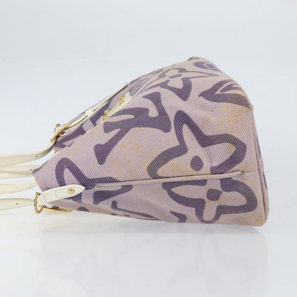 LOUIS VUITTON Cruise Line Taicienne PM Bag Canvas Lila M95680 LV Auth BA8349