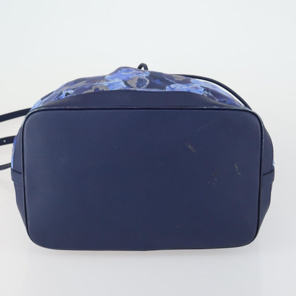 LOUIS VUITTON Ikat Flower Noeful MM Bag 2way Grand blue M94312 LV Auth BA8350