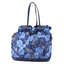 LOUIS VUITTON Ikat Flower Noeful MM Bag 2way Grand blue M94312 LV Auth BA8350-2