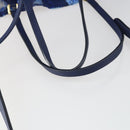 LOUIS VUITTON Ikat Flower Noeful MM Bag 2way Grand blue M94312 LV Auth BA8350-8