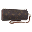 LOUIS VUITTON Monogram Papillon Pouch LV Auth BA8353-1