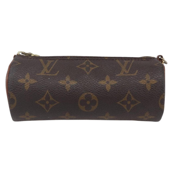 LOUIS VUITTON Monogram Papillon Pouch LV Auth BA8353