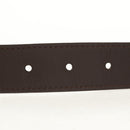 LOUIS VUITTON Monogram Ceinture LV Cut Belt 39.4"" Zilver M6888 LV Auth BA8354V-14