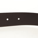 LOUIS VUITTON Monogram Ceinture LV Cut Belt 39.4"" Zilver M6888 LV Auth BA8354V-15