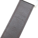 LOUIS VUITTON Monogram Ceinture LV Cut Belt 39.4"" Zilver M6888 LV Auth BA8354V-10