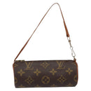 LOUIS VUITTON Monogram Papillon Pouch Pouch LV Auth BA8355-13