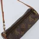 LOUIS VUITTON Monogram Papillon Pouch Pouch LV Auth BA8355-6