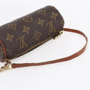 LOUIS VUITTON Monogram Papillon Pouch LV Auth BA8356-7