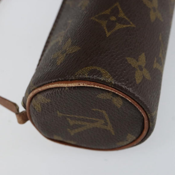 LOUIS VUITTON Monogram Papillon Pouch LV Auth BA8357