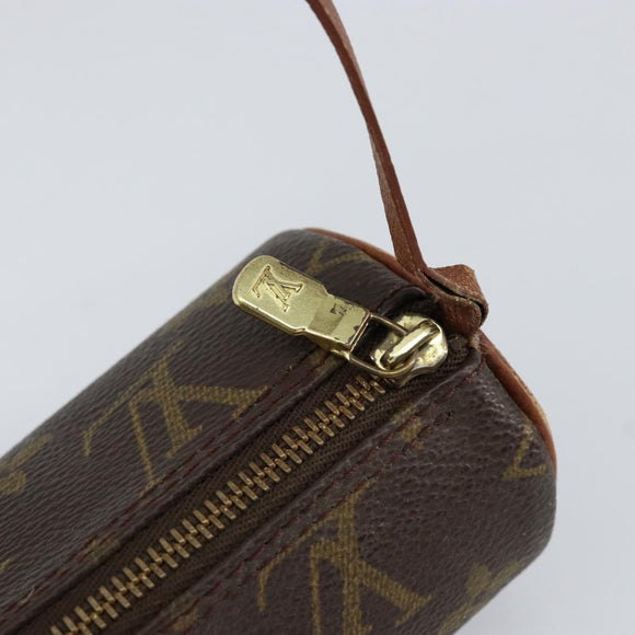 LOUIS VUITTON Monogram Papillon Pouch LV Auth BA8357