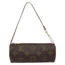 LOUIS VUITTON Monogram Papillon Pouch LV Auth BA8357-13