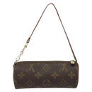 LOUIS VUITTON Monogram Papillon Pouch LV Auth BA8357-2