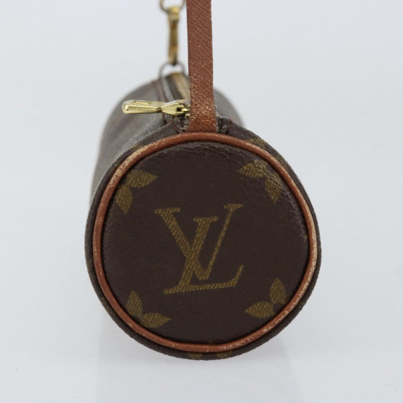 LOUIS VUITTON Monogram Papillon Pouch LV Auth BA8357