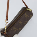 LOUIS VUITTON Monogram Papillon Pouch LV Auth BA8357-6
