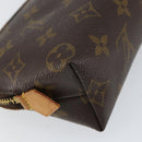 LOUIS VUITTON Monogram Pochette Cosmetic PM Pouch M43998 LV Auth BA8358-16