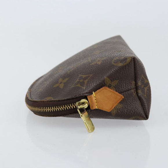LOUIS VUITTON Monogram Pochette Cosmetic PM Pouch M43998 LV Auth BA8358
