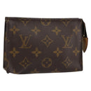 LOUIS VUITTON Monogram Poche Toilette 15 Pouch M47546 LV Auth BA8359-1