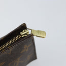LOUIS VUITTON Monogram Poche Toilette 15 Pouch M47546 LV Auth BA8359-9