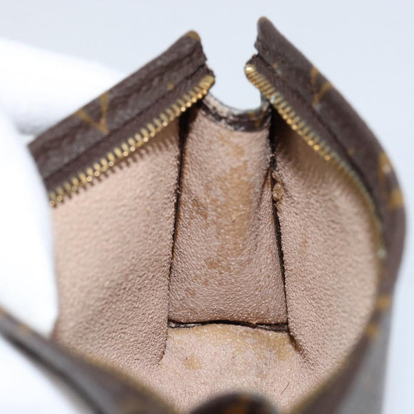 LOUIS VUITTON Monogram Poche Toilette 15 Pouch M47546 LV Auth BA8359