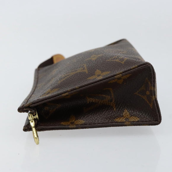 LOUIS VUITTON Monogram Poche Toilette 15 Pouch M47546 LV Auth BA8359