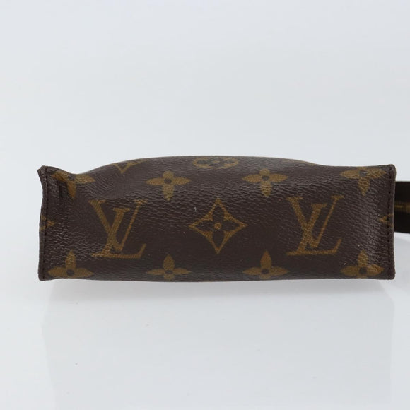 LOUIS VUITTON Monogram Poche Toilette 15 Pouch M47546 LV Auth BA8359