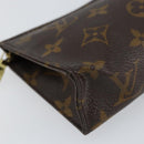 LOUIS VUITTON Monogram Poche Toilette 15 Pouch M47546 LV Auth BA8359-14