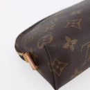 LOUIS VUITTON Monogram Pochette Cosmetic PM Pouch M43998 LV Auth BA8360-11