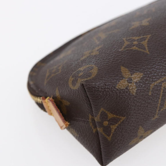 LOUIS VUITTON Monogram Pochette Cosmetic PM Pouch M43998 LV Auth BA8360