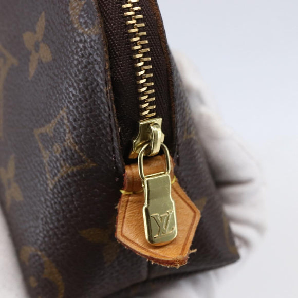LOUIS VUITTON Monogram Pochette Cosmetic PM Pouch M43998 LV Auth BA8360