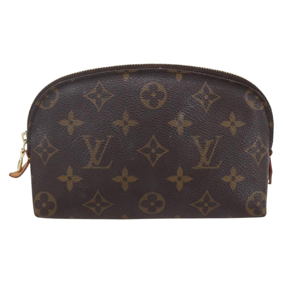 LOUIS VUITTON Monogram Pochette Cosmetic PM Pouch M43998 LV Auth BA8360