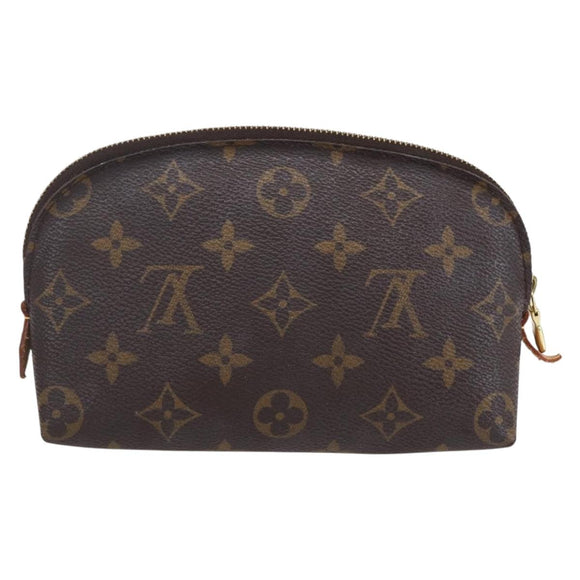 LOUIS VUITTON Monogram Pochette Cosmetic PM Pouch M43998 LV Auth BA8360