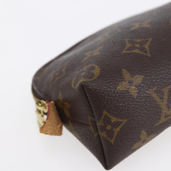 LOUIS VUITTON Monogram Pochette Cosmetic PM Pouch M43998 LV Auth BA8360