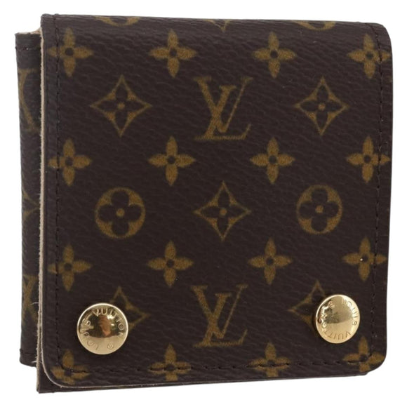 LOUIS VUITTON Monogram Jewelry Case Jewelry Box LV Auth BA8362