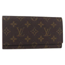 LOUIS VUITTON Monogram Porte Yen 3 Credit Long Wallet M61818 LV Auth BA8363-1