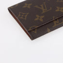 LOUIS VUITTON Monogram Porte Yen 3 Credit Long Wallet M61818 LV Auth BA8363-8