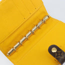 LOUIS VUITTON Groom Pageboy Agenda PM Day Planner Cover Jaune R20019 Auth BA8364-17