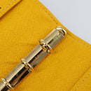 LOUIS VUITTON Groom Pageboy Agenda PM Day Planner Cover Jaune R20019 Auth BA8364-18