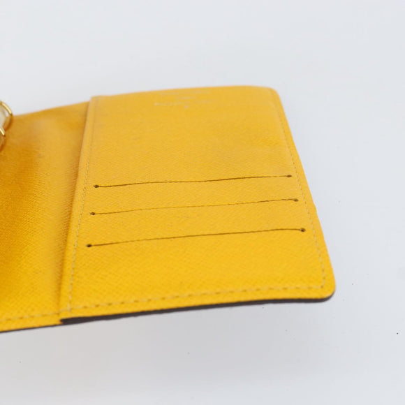 LOUIS VUITTON Groom Pageboy Agenda PM Day Planner Cover Jaune R20019 Auth BA8364