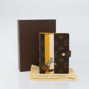 LOUIS VUITTON Groom Pageboy Agenda PM Day Planner Cover Jaune R20019 Auth BA8364-23