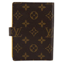 LOUIS VUITTON Groom Pageboy Agenda PM Day Planner Cover Jaune R20019 Auth BA8364-3