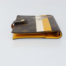 LOUIS VUITTON Groom Pageboy Agenda PM Day Planner Cover Jaune R20019 Auth BA8364-6