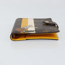 LOUIS VUITTON Groom Pageboy Agenda PM Day Planner Cover Jaune R20019 Auth BA8364-7