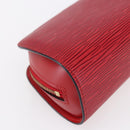 LOUIS VUITTON Epi Dauphine PM Pouch Castilian Red M48447 LV Auth BA8366-16