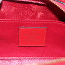 LOUIS VUITTON Epi Dauphine PM Pouch Castilian Red M48447 LV Auth BA8366-9