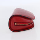 LOUIS VUITTON Epi Dauphine PM Pouch Castilian Red M48447 LV Auth BA8366-4
