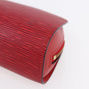 LOUIS VUITTON Epi Dauphine PM Pouch Castilian Red M48447 LV Auth BA8366-7