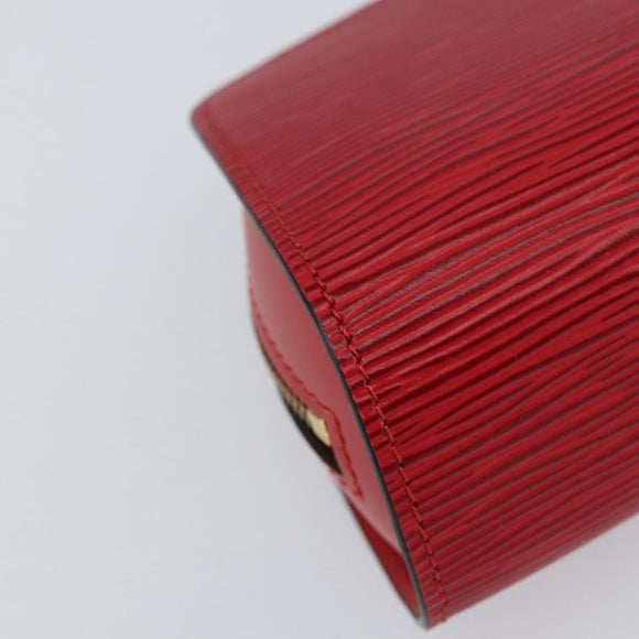 LOUIS VUITTON Epi Dauphine PM Pouch Castilian Red M48447 LV Auth BA8367
